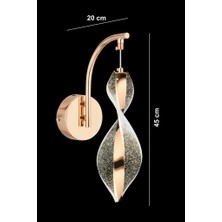 Istanbul Avize Mars Gold Ledli Lüx Modern Aplik