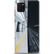 Samsung Galaxy A81 / Note 10 Lite Kılıf Hd Baskılı - Metro Station + 9h Nano Ekran Koruyucu