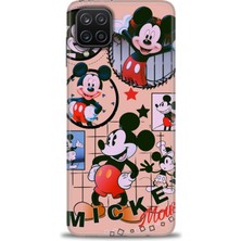 Samsung Galaxy M12 Kılıf Hd Baskılı - Mickey Mouse + 9h Nano Ekran Koruyucu