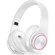 MerciTech B39 Bluetooth Kulaklık Kablosuz Kulaküstü Işıklı Katlanabilir Mikrofonlu Fm-Aux-Sd