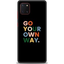 Samsung Galaxy A81 / Note 10 Lite Kılıf Hd Baskılı - Go Your + 9h Nano Ekran Koruyucu