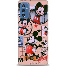 Samsung Galaxy M52 5g Kılıf Hd Baskılı - Mickey Mouse + 9h Nano Ekran Koruyucu