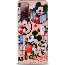 Samsung Galaxy S20 Fe Kılıf Hd Baskılı - Mickey Mouse + 9h Nano Ekran Koruyucu