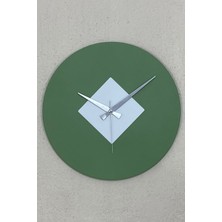 MOOCLOCK Roundka Model Bohem Dekoratif  Metal Sıvama Akar SESSİZ Mekanizmalı Duvar Saati (40*40 Cm)