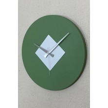 MOOCLOCK Roundka Model Bohem Dekoratif  Metal Sıvama Akar SESSİZ Mekanizmalı Duvar Saati (40*40 Cm)
