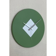 MOOCLOCK Roundka Model Bohem Dekoratif  Metal Sıvama Akar SESSİZ Mekanizmalı Duvar Saati (40*40 Cm)