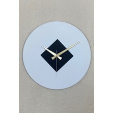 MOOCLOCK Roundka Model Bohem Dekoratif  Metal Sıvama Akar SESSİZ Mekanizmalı Duvar Saati (40*40 Cm)