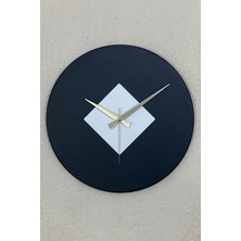 MOOCLOCK Roundka Model Bohem Dekoratif  Metal Sıvama Akar SESSİZ Mekanizmalı Duvar Saati (40*40 Cm)