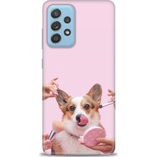 Samsung Galaxy A52S 5g Kılıf Hd Baskılı - Sevimli Köpek + 9h Nano Ekran Koruyucu