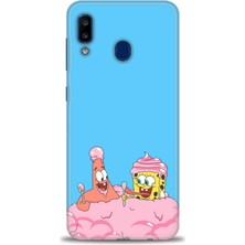 Samsung Galaxy A20 Kılıf Hd Baskılı - Spongebob + 9h Nano Ekran Koruyucu