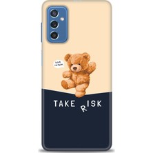 Samsung Galaxy M52 5g Kılıf Hd Baskılı - Take Risk + 9h Nano Ekran Koruyucu