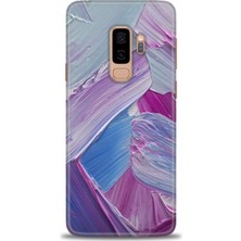 Samsung Galaxy S9 Plus Kılıf Hd Baskılı - Purple + 9h Nano Ekran Koruyucu