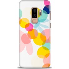 Samsung Galaxy S9 Plus Kılıf Hd Baskılı - Color Flowers + 9h Nano Ekran Koruyucu