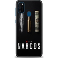 Samsung Galaxy M30S Kılıf Hd Baskılı - Narcos + 9h Nano Ekran Koruyucu