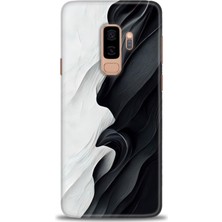 Samsung Galaxy S9 Plus Kılıf Hd Baskılı - Black And White + 9h Nano Ekran Koruyucu