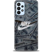 Samsung Galaxy A23 4g Kılıf Hd Baskılı - Nike Dolar + 9h Nano Ekran Koruyucu