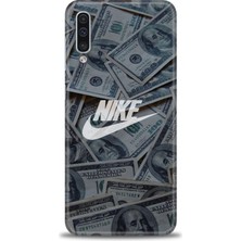 Samsung Galaxy A50S Kılıf Hd Baskılı - Nike Dolar + 9h Nano Ekran Koruyucu