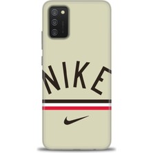 Samsung Galaxy A03S Kılıf Hd Baskılı - Nike + 9h Nano Ekran Koruyucu