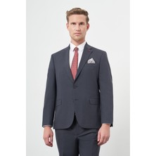 Lacivert Mono Yaka 4 Drop Comfort Fit Classic Takım Elbise 1001245168