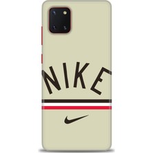 Samsung Galaxy A81 / Note 10 Lite Kılıf Hd Baskılı - Nike + 9h Nano Ekran Koruyucu