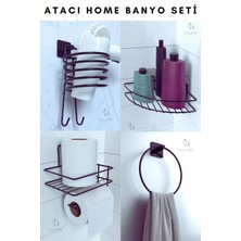 Atacı Home 4.lü  Paslanmaz Harika Banyo Set