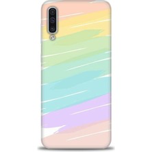 Samsung Galaxy A50S Kılıf Hd Baskılı - Renk Paleti + 9h Nano Ekran Koruyucu