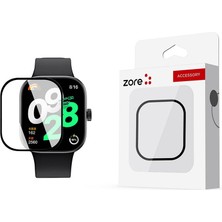 Heptek İletişim Xiaomi Redmi Watch 4 Ekran Koruyucu Kavisli Tam Kaplayan Koruma Pmma