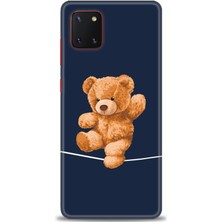 Samsung Galaxy A81 / Note 10 Lite Kılıf Hd Baskılı - Ipteki Teddy + 9h Nano Ekran Koruyucu