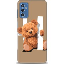 Samsung Galaxy M52 5g Kılıf Hd Baskılı - Teddy Hı + 9h Nano Ekran Koruyucu