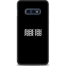 Samsung Galaxy S10E Kılıf Hd Baskılı - You You You + 9h Nano Ekran Koruyucu