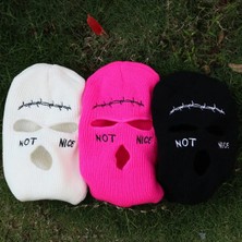 Not Nice Dikenli Tel Not Nice Renkli Kar Maskesi Balaklava