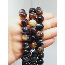 Yaşam Tohumu Akik Taşı Dizi 14MM (54390)