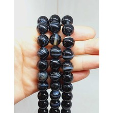 Yaşam Tohumu Akik Taşı Dizi 14MM (54394)