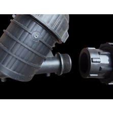Damla Sulama Filtresi 25 mm Kangal Boru Eki ile Birlikte