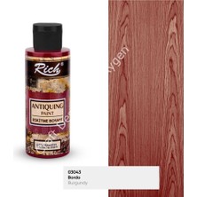 Rich Eskitme Boyası - Bordo 120ML