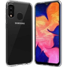 Samsung Galaxy A20 Ultra İnce Silikon Kılıf Şeffaf