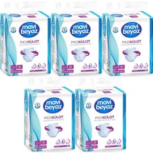 Mavi Beyaz Ped Emici Külot Hasta Bezi Large Büyük 150 Adet