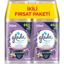 Glade Oda Kokusu Otomatik Sprey Yedek 269ML (4 Lü Set) Ipeksi Vanilya ve Çiçek Buketi-Lavanta Karma