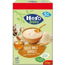 Hero Baby Kaşık Maması 250GR Sütlü Ballı Irmikli (2 Li Set)