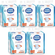 Mavi Beyaz Ped Emici Külot Hasta Bezi Xl Ekstra Büyük 150 Adet