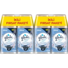 Glade Oda Kokusu Otomatik Sprey Yedek 269ML (4 Lü Set) Temiz Çarşaf Ferahlığı (2pk*2)