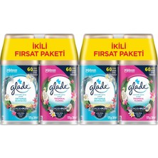 Glade Oda Kokusu Otomatik Sprey Yedek 269ML (4 Lü Set) Okyanus Sessizliği ve Tropikal Floral (2pk*2)