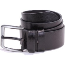 Dagoster DMK26-463DG Siyah 4.5 cm Deri Erkek Kemer