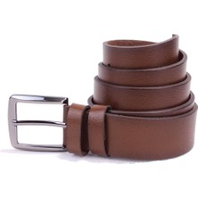 Dagoster DMK26-463DG Açık Kahve 4.5 cm Deri Erkek Kemer