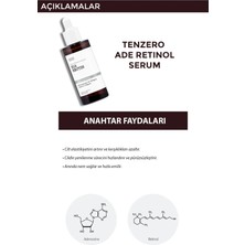 Tenzero Retinol ve Adenozin İçeren Ampul Serum 50 ml