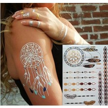 Metallic Tattoo - Metalik  Geçici Dövme Şablonu