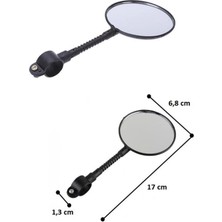 Pazar Durağı 2 Adet Bisiklet Dikiz Aynası Gidona Sabitlenir Geri Görüş Aynası