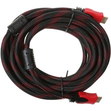 Altın Uçlu 3 Metre HDMI Kablo Kablosu Örgülü Korumalı Full Hd