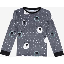 Penti Erkek Çocuk Shadow Bears Antrasit Pijama Takımı