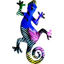 Mirrorr Duvar Asma Duvar Sanatı Gecko Metal Bahçesi Açık Oturma Odası 1 (Yurt Dışından)